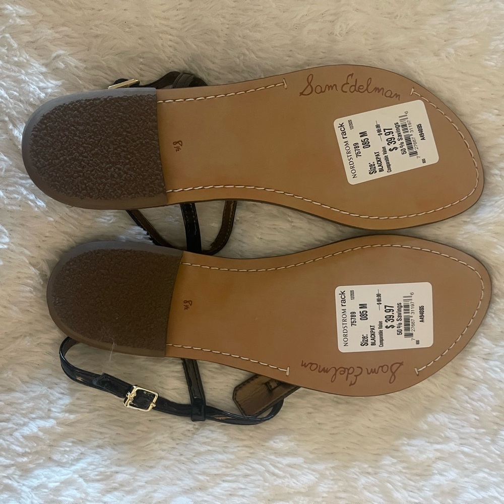 Sam Edelman black sandal, 8.5.